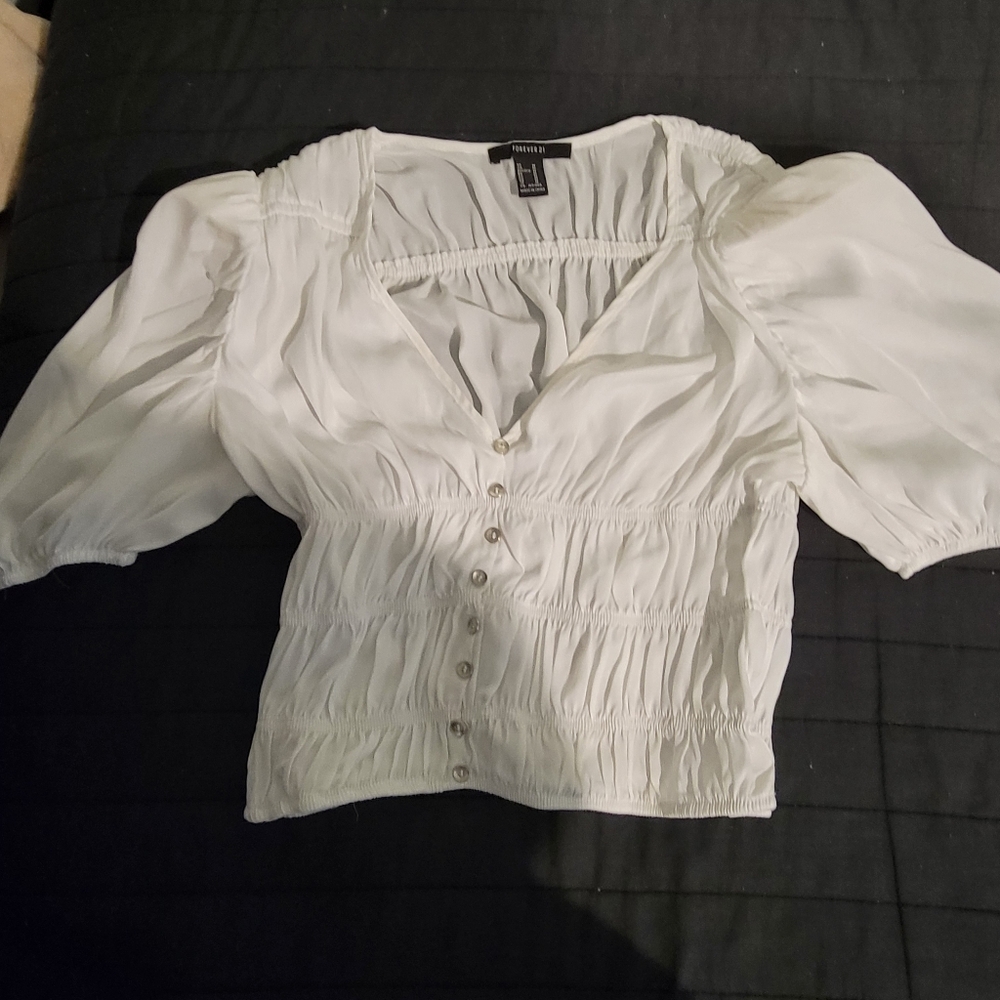 Forever21 white top